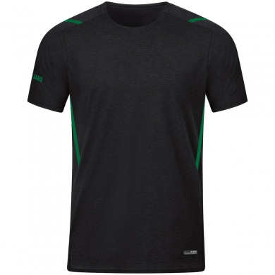 JAKO Sport-Tshirt Challenge - Polyester-Stretch-Jersey schwarz/grün Jungen